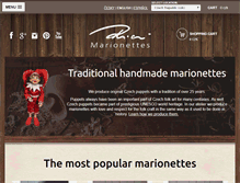Tablet Screenshot of marionettes-rici.com